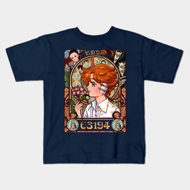 Neverland Nouveau Kids T-Shirt by ursulalopez